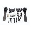 zhejiang carbon steel black door hardware for wooden door